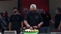 Di tengah pandemi COVID-19, acara tersebut digelar secara sederhana dengan menerapkan protokol kesehatan.