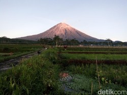 Gunung Semeru 13 Kali Luncurkan Guguran Lava Pijar