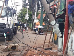 Kabel Sempat Melintang di Jl Matraman, Polisi: Sudah Diperbaiki-Lalin Lancar