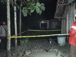 Warga Blora Temukan Semburan Diduga Gas, Lokasi Digaris Polisi