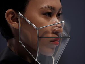 Masker dan Face Shield Futuristis Rinaldy Yunardi Warnai JFW 2021 Masker dan Face Shield Futuristis Rinaldy Yunardi Warnai JFW 2021