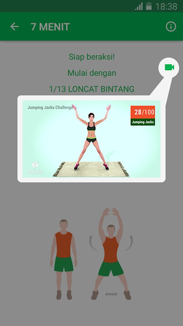 7 Menit Workout/Foto: play.google.com 7 Menit Workout