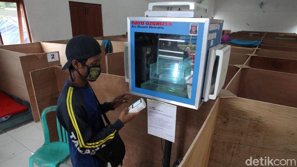 Cegah COVID-19, Alat Pembersih Udara Ini Ada di Pengungsian Merapi