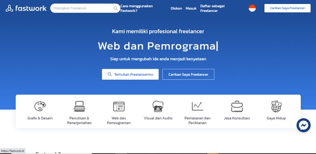 Situs Freelancer Terpercaya dan Terbaik Fastwork.id/Fastwork.id