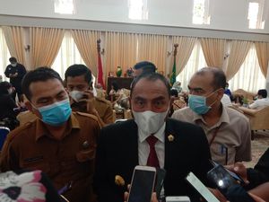 Tebing Tinggi Banjir, Gubsu Targetkan Tanggul Sei Padang Diperbaiki 2021