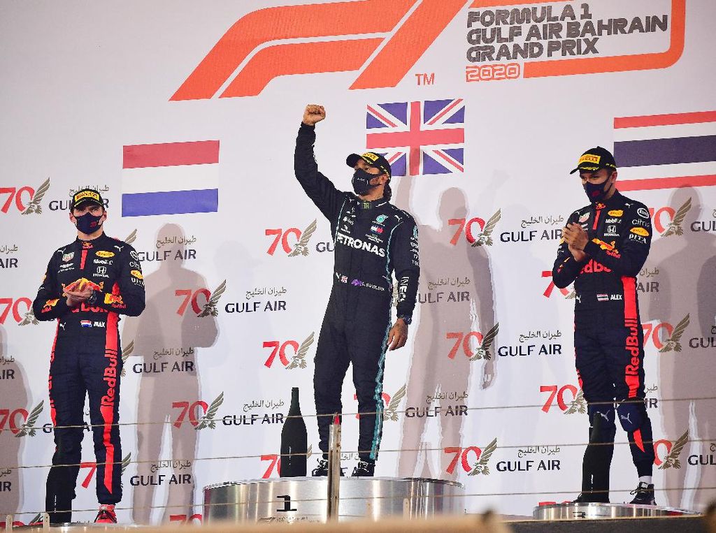 Hasil F1 GP Bahrain 2020: Hamilton Rebut Podium Pertama