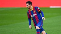 Di nomor dua ada Lionel Messi yang cuma beda tipis, punya 549 gol untuk Barcelona dan Timnas Argentina (Getty Images/David Ramos)
