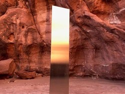 Logam Misterius di Gurun Amerika Serikat Tiba-Tiba Hilang, Diambil Alien?