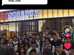 Makan di Resto AYCE, Anak-anak Sekolah Ini Habiskan 200 Piring Daging