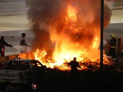 Halo, Malaikat Penyelamat Grosjean saat Mobilnya Crash dan Meledak di F1