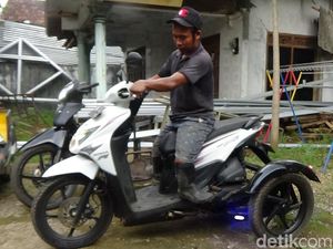 Kisah Inspiratif Kang Jimin, Pembuat Motor Roda 3 untuk Difabel Tak Pasang Tarif