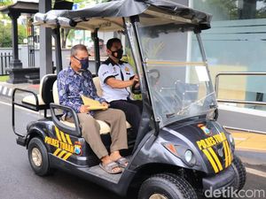 Manula hingga Penyandang Disabilitas Bisa Naik Golf Car di Mapolres Tuban