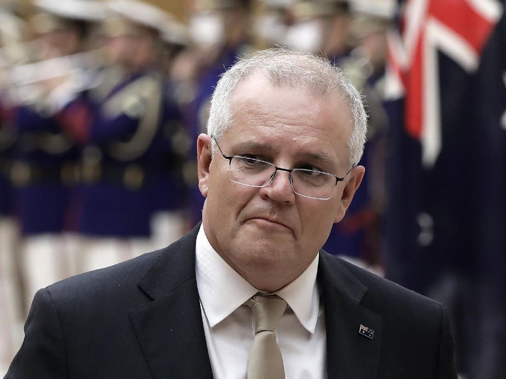 PM Australia Scott Morrison Positif Corona