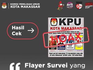 KPU Makassar Bantah Keluarkan Flyer Hasil Survei Paslon Pilwalkot Berlogo KPU