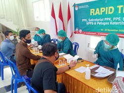 35.207 Tenaga Ad Hoc KPU Banyuwangi Rapid Test, 1.800 Reaktif