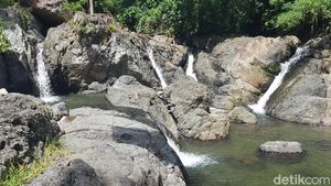 Foto: Air Terjun Kebanggaan Polewali, Salu Sitammu
