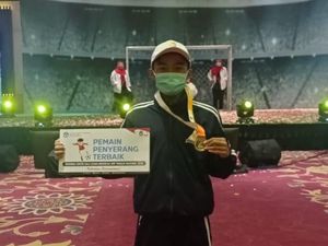 Pelajar Sleman Sabet Gelar Penyerang Terbaik di TC Gala Siswa 2020