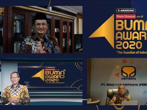 Brantas Abipraya Kantongi Dua Penghargaan dari BUMN Award 2020
