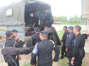 Jaga Keamanan usai Rusuh Pilbup Boven Digoel, Brimob dari Merauke Dikirim