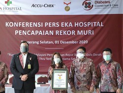 Eka Hospital Catat Rekor MURI dan Resmikan Pusat Layanan Diabetes