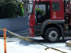 Truk Tangki Terbakar di SPBU MT Haryono, Polisi: Sopir Terluka