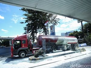 Begini Kondisi Mobil Tangki yang Terbakar di SPBU MT Haryono