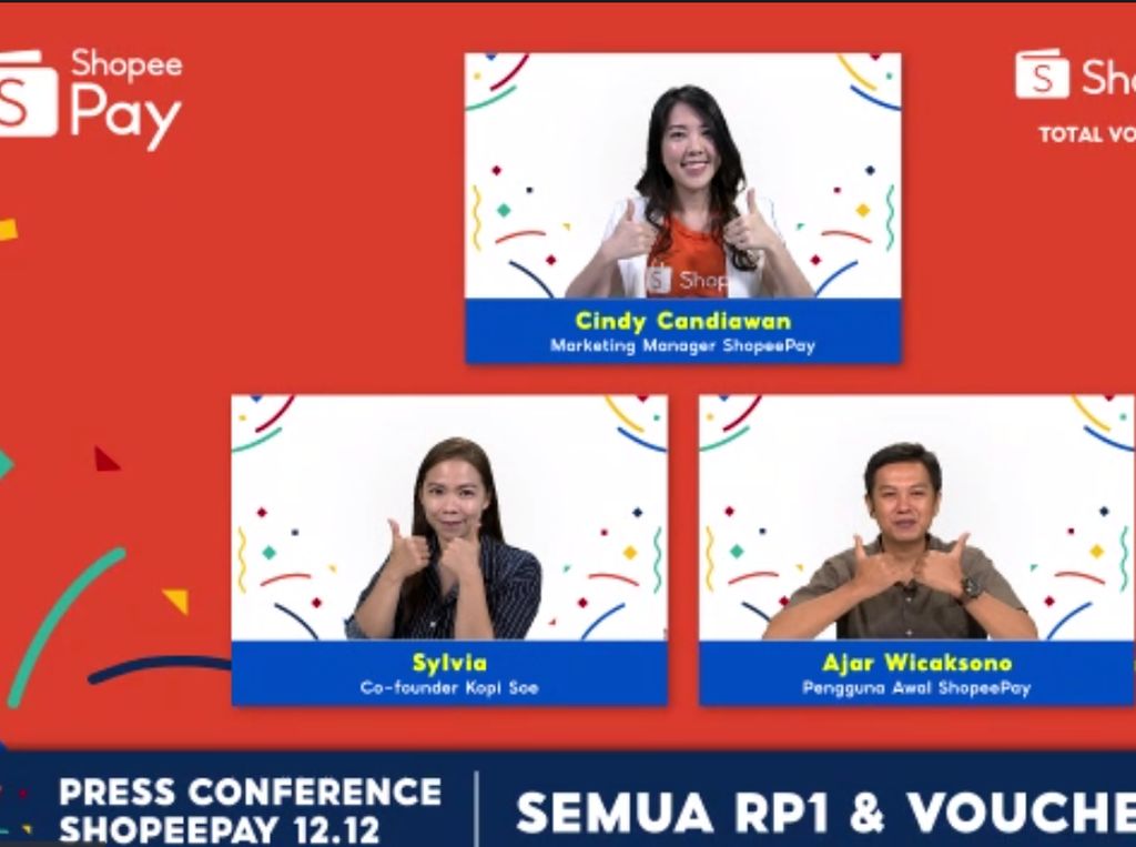Rayakan 12.12 Birthday Sale, ShopeePay Tebar Voucher hingga Rp 12 M Rayakan 12.12 Birthday Sale, ShopeePay Tebar Voucher hingga Rp 12 M