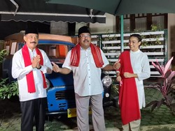 Dikunjungi Muhamad-Saras, Si Doel Ajak Warga Tangsel Patuhi Prokes di TPS