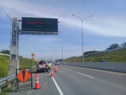 Tol Trans Sumatera Mulai Ramai Dilalui Kendaraan Jelang Larangan Mudik