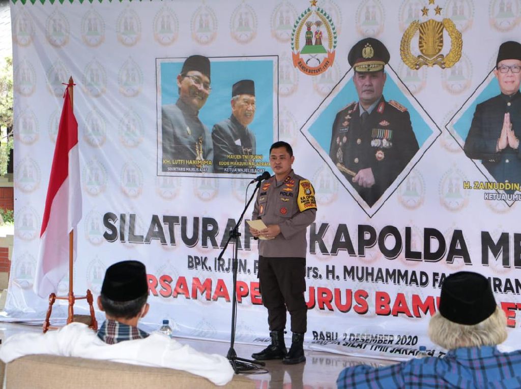 Temui Ormas dan Tokoh Betawi, Kapolda Metro Ajak Jaga Kondusifitas Jakarta Temui Ormas dan Tokoh Betawi, Kapolda Metro Ajak Jaga Kondusifitas Jakarta