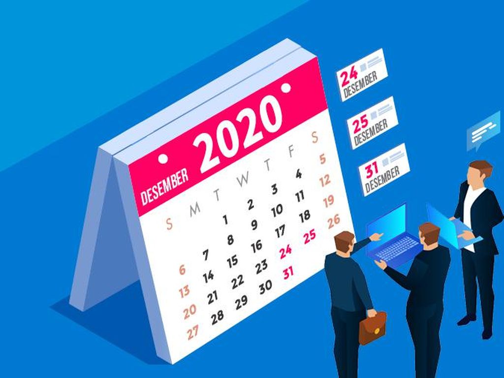 Lengkap! Ini Jadwal Libur Akhir Tahun dan Cuti Bersama Desember 2020