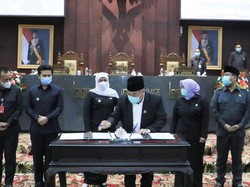 APBD Pemprov Jatim 2021 Disahkan Rp 32,8 T