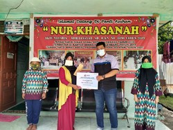 HUT Ke-63, Pertagas Santuni Anak Yatim & Kaum Duafa di Palembang