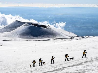 Intip Aktivitas Patroli Gunung Etna di Italia