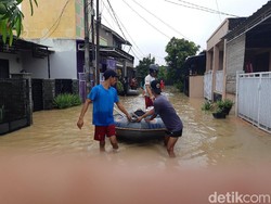 Sejumlah Titik di Kota Serang Terendam Banjir