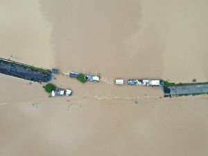 Jalur Penghubung Purbalingga-Banyumas Terendam Banjir