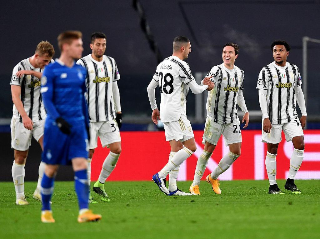 Chiesa Bawa Juventus Unggul atas Dynamo Kiev