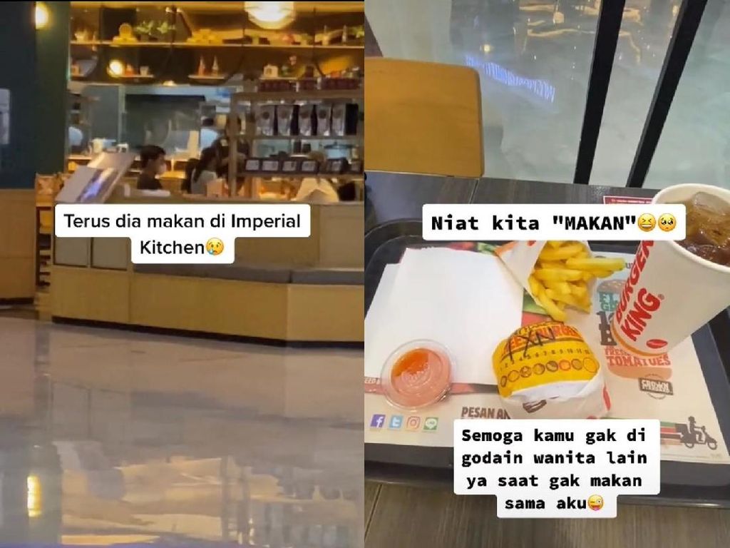 Kocak! Beda Selera, Pasangan Ini Makan di Restoran Berbeda Kocak! Beda Selera, Pasangan Ini Makan di Restoran Berbeda