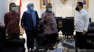 Momen Kabareskrim Polri Sambangi KPU soal Pilkada 2020