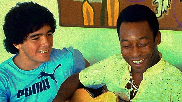 Pele bersama Maradona