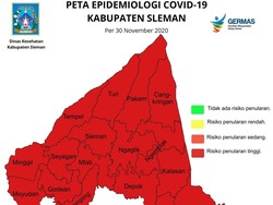Sleman Zona Merah, Kasus Corona Ngegas Usai Libur Panjang Oktober