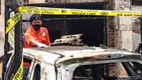 Kondisi Rumah Pejabat Dinkes Tulungagung yang Diduga Dibakar Orang
