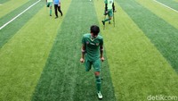 Latihan yang dilaksanakan sekitar dua jam tersebut diikuti sekitar 25 peserta.  