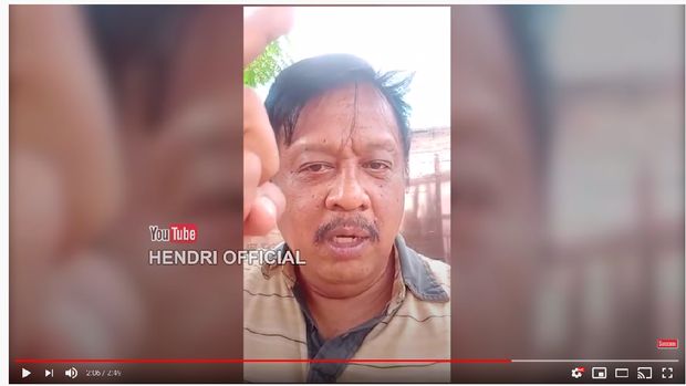 viral pria ancam penggal kepala Habib Rizieq