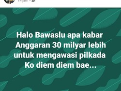 Kritik Bawaslu, Anggota DPRD Sukabumi: Anggaran Rp 30 M Diem-diem Bae