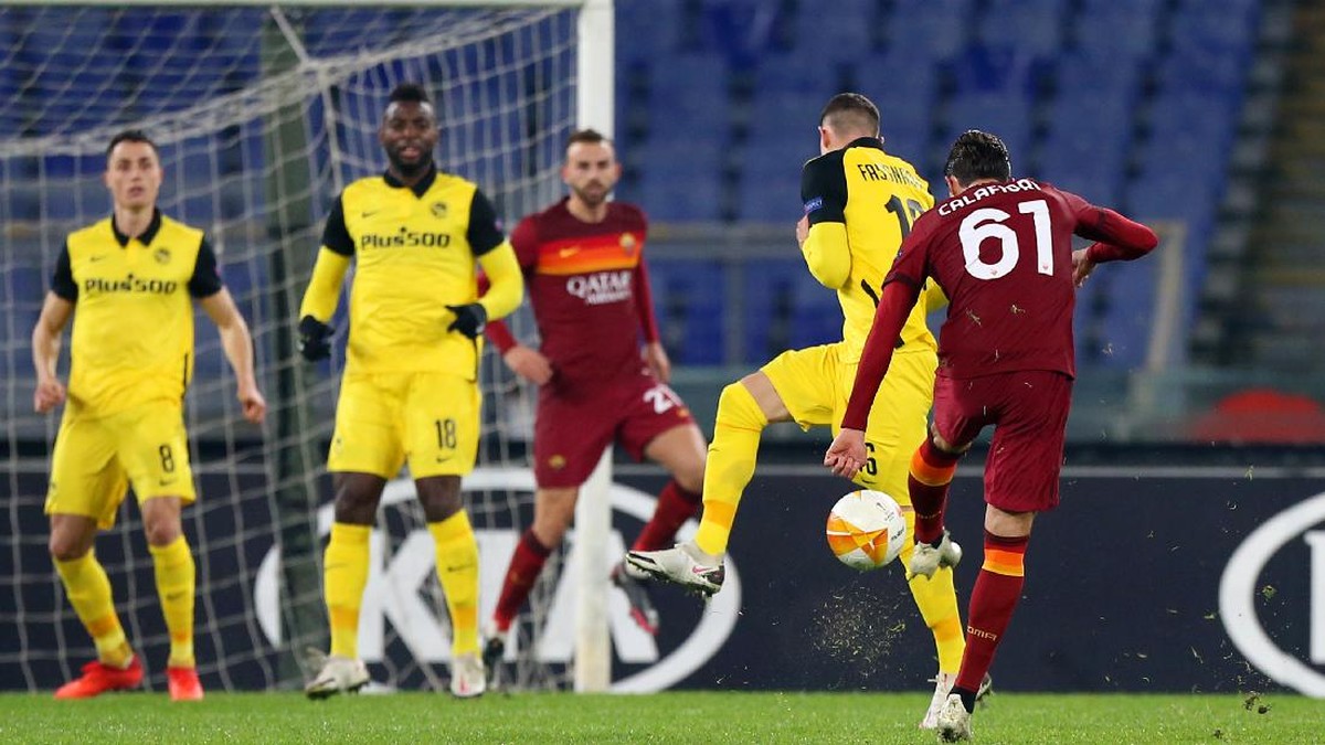 AS Roma menang 3-1 atas Young Boys di lanjutan Liga Europa. (Foto: Getty Images/Paolo Bruno)