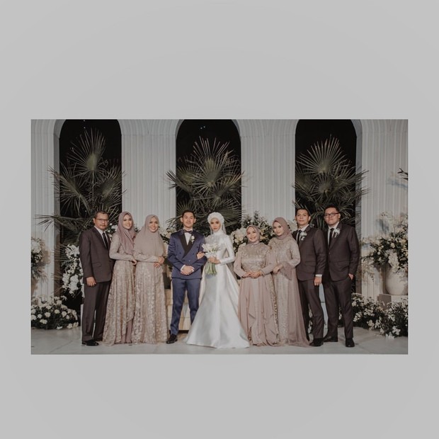 Foto: instagram.com/fitawww Pernikahan Fita Wulansari.