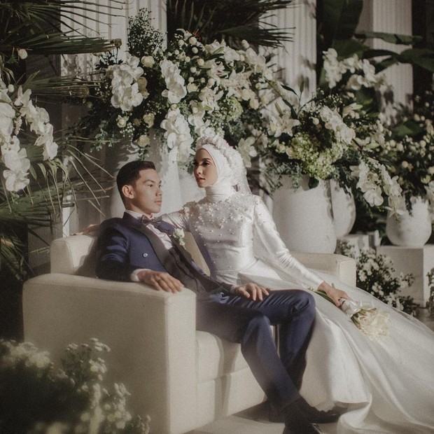 Foto: instagram.com/fitawww Pernikahan Fita Wulansari.