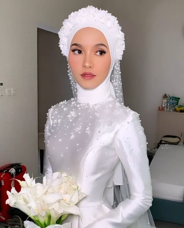 Foto: instagram.com/fitawww Pernikahan Fita Wulansari.