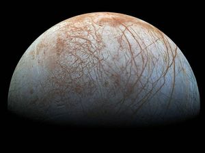 NASA Pamerkan Gambar Pertama Bulan Jupiter Europa NASA Pamerkan Gambar Pertama Bulan Jupiter Europa